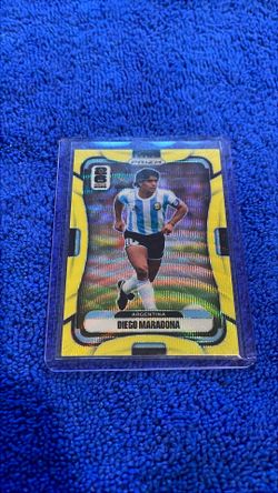 Diego Maradona Fluorescent Yellow Wave