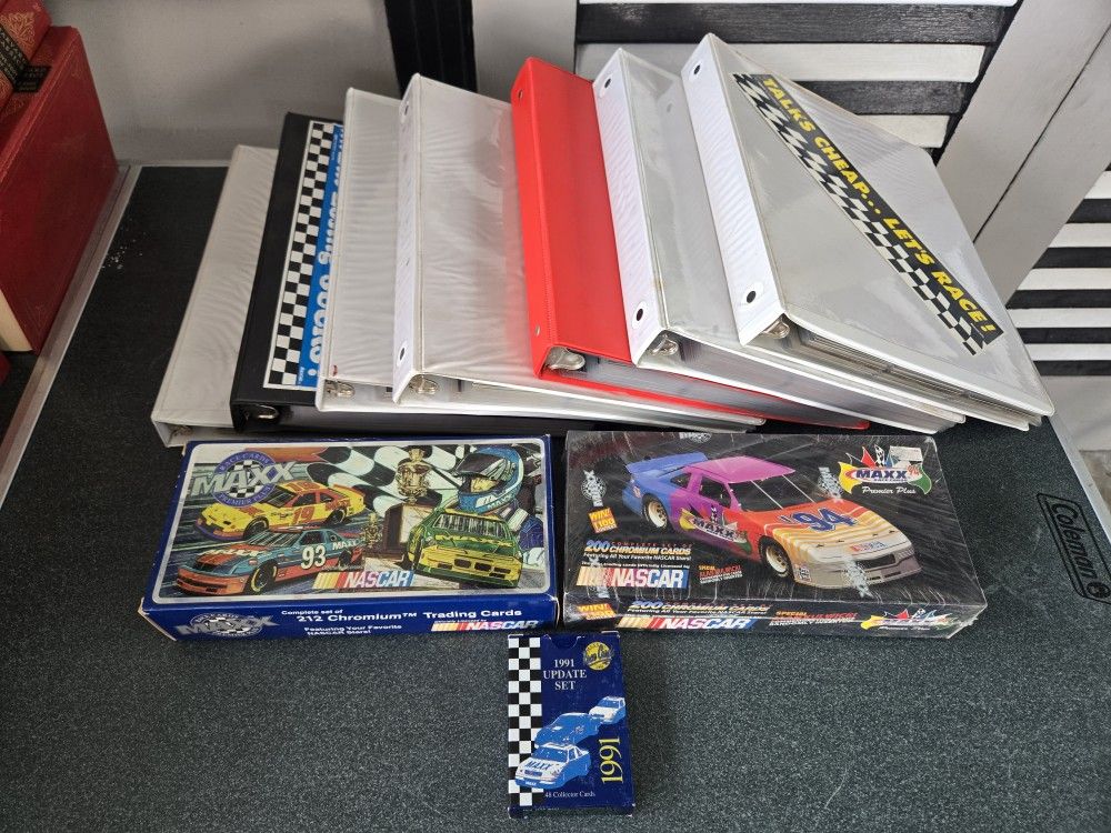 9 DIFFERENT SETS OF NASCAR TRADING CARDS