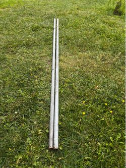 2 x10 feet galvaniz steel pipes 1,5. $12 each