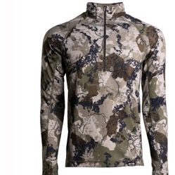 KINGS CAMO XKG Elevation 1/4 Zip Desert Shadow Tee Shirt