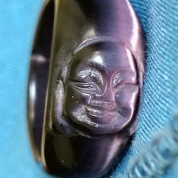 Size 7 Laughing Buddha Ring