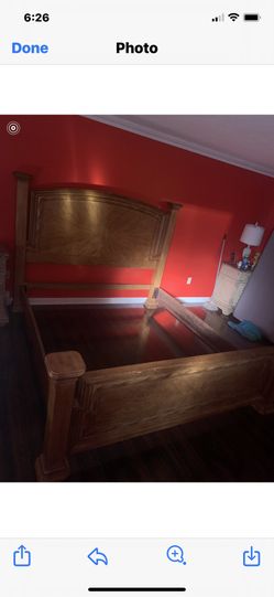 Solid Vood California king size bed