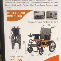 Molpely Electric Wheelchair /See Pic For Color , Size