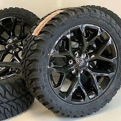 Chevy Tahoe Rims Chevrolet Suburban Wheels Silverado Snowflakes Trail Boss High Country LTZ Rst Z71 Yukon Sierra Denali Cadillac Escalade 