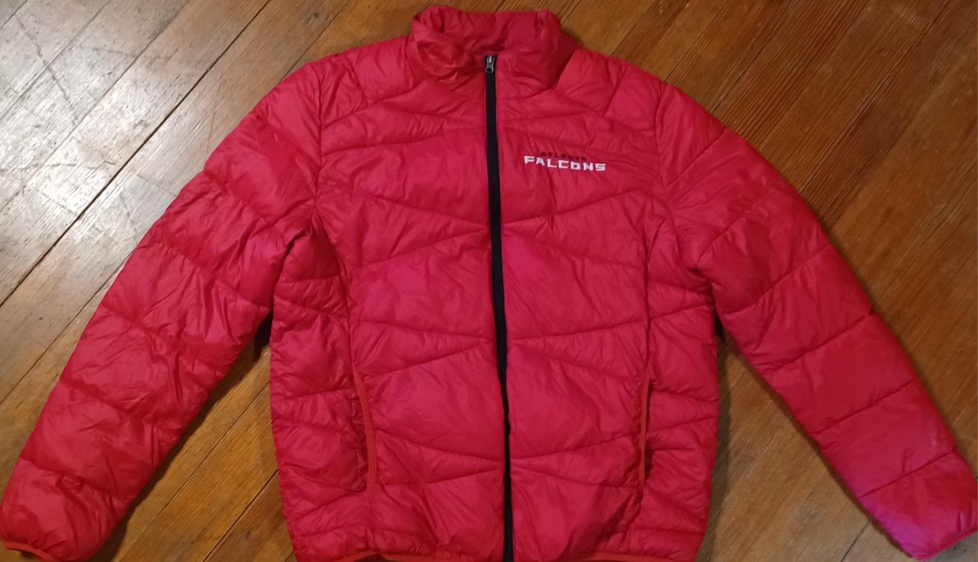 Men's Size Xlarge Atlanta Falcons Peffer Jacket Coat Full Zip Penix Robinson