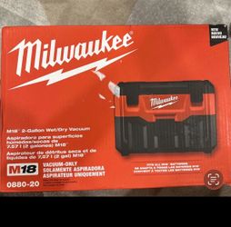Milwaukee new vacuum M18