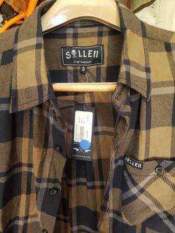 Sullen Birchwood Flannel Shirt S size