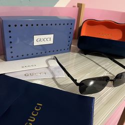 Men’s black Frame Gucci Sunglasses