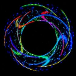 Astral Hoops Atomic V Classic LED Hoop