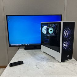 Gaming Computer (Comes With 40” Vizio 1080p TV)