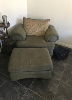 Chair and ottoman