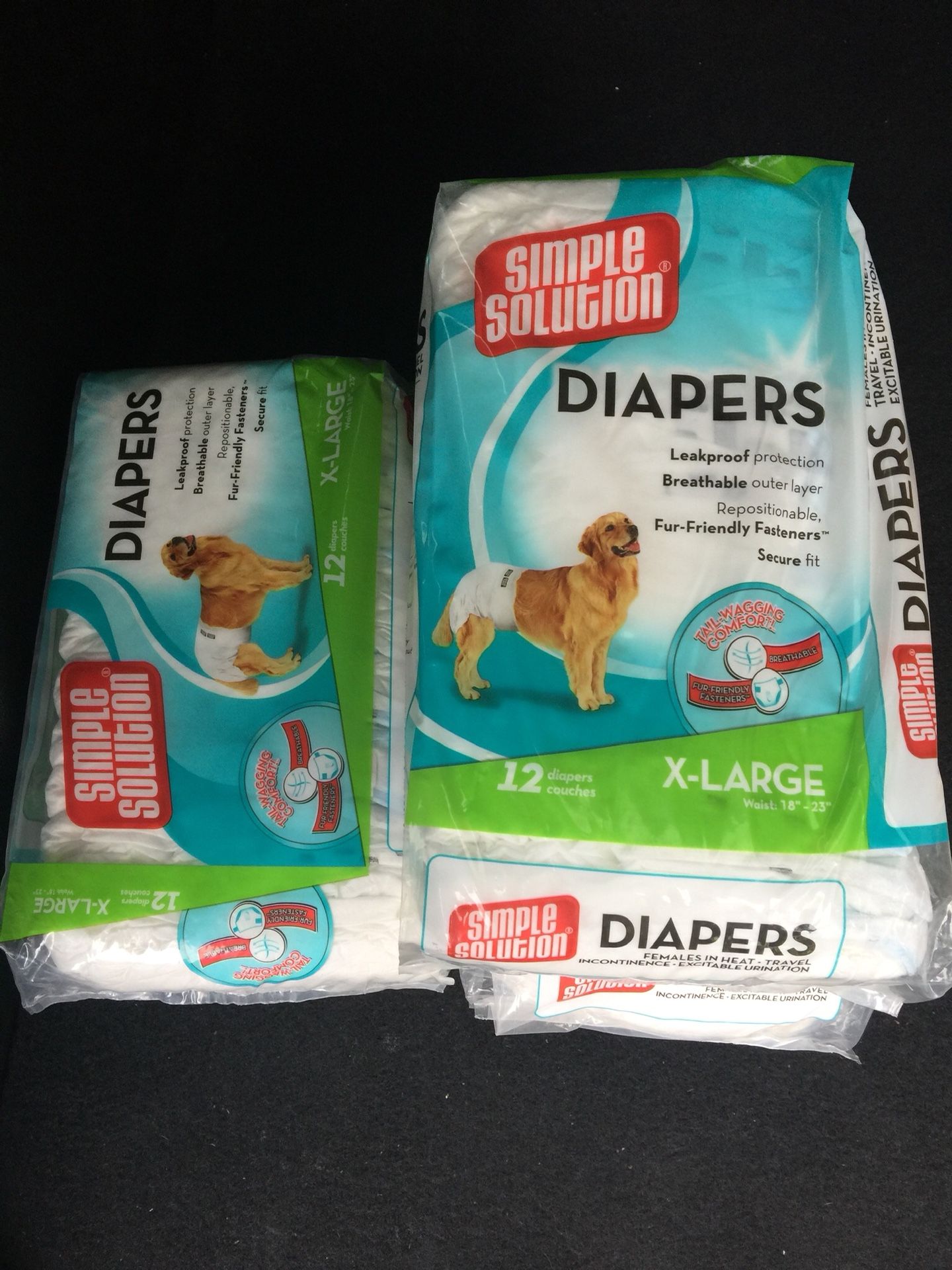 Diapers for big dog X Large!!