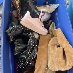 Bunch of women shoes. Most are brand new. Most size 10. All for sale as one 