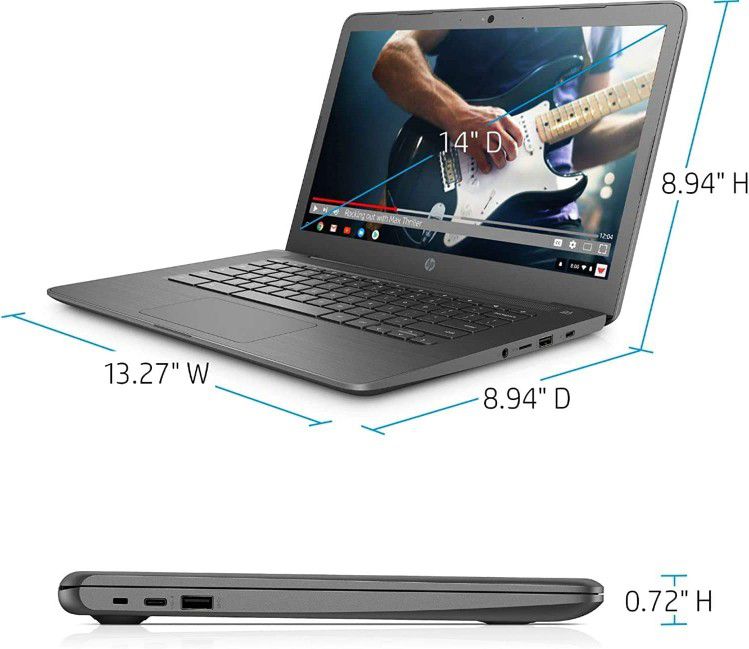 HP 14in Chromebook Touchscreen 