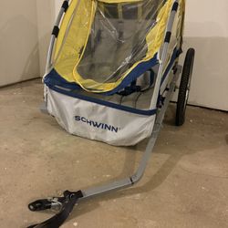 schwinn child bike trailer 