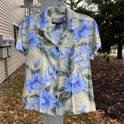 Havana Jacks Cafe Tropical Top Short Sleeve Petite Medium
