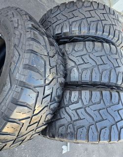 4 uswd tires Lt37x12.50r20 Toyo RT Open Country $420.00 all 4
