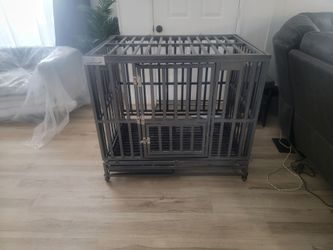 Two dog kennels