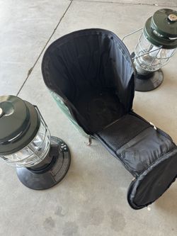 2 Coleman Propane Lites ,1 Case