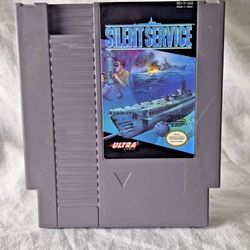 Silent Service Nintendo (Ultra Games, 1985) Game Cartridge Only