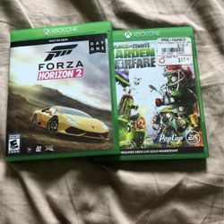2 Games Xbox One Used Once