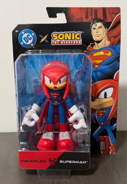 Sonic DC figure Knuckles as Superman 5”