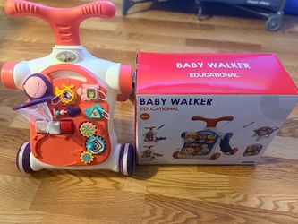 Educational Baby Walker with Activity Panel