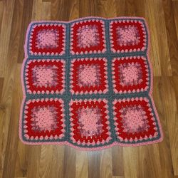 Hand Made Crocheted Afgan Throw  