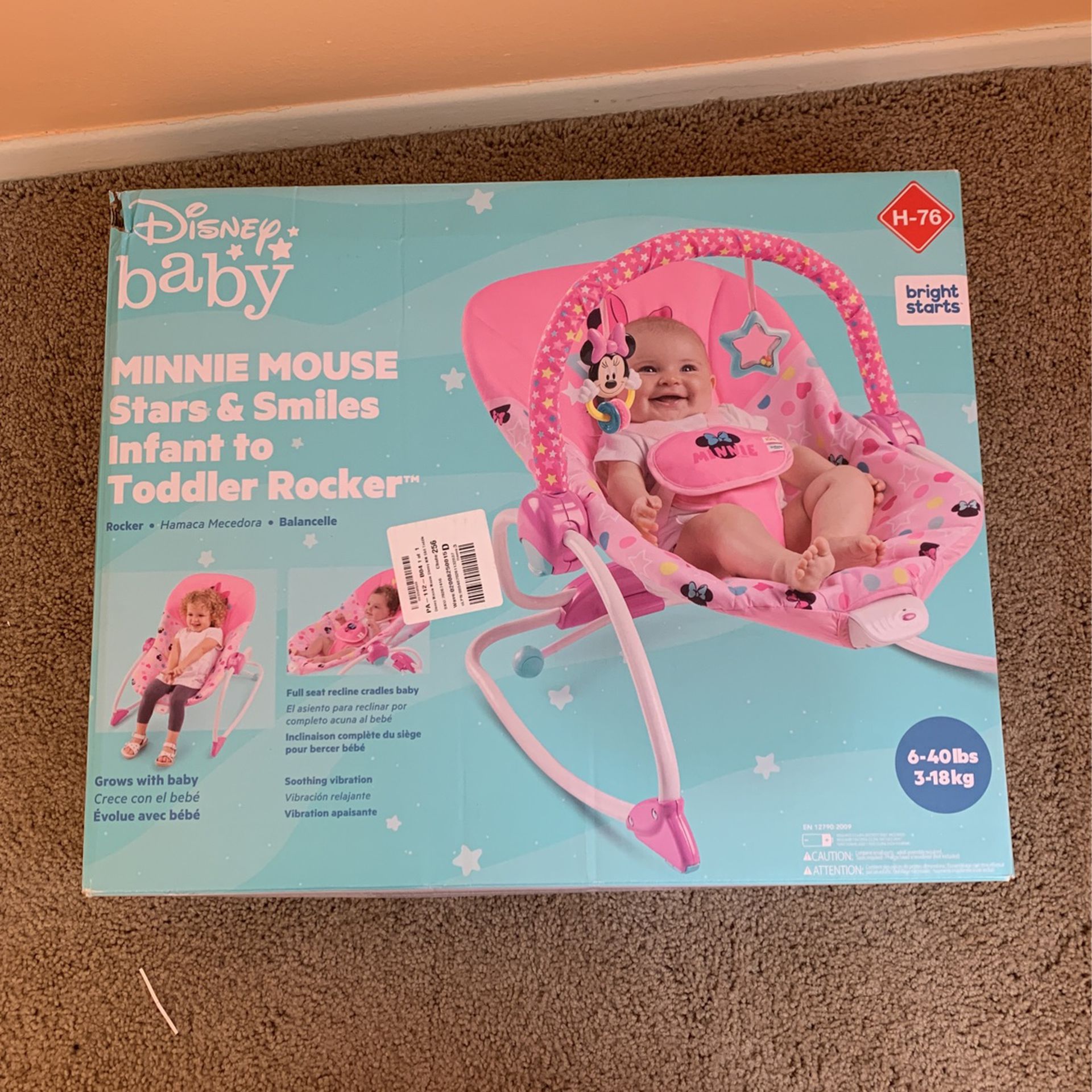 Minnie Mouse Infant To Toddler Rocker