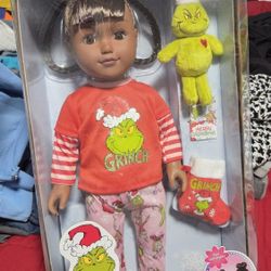 Grinch Themed Doll