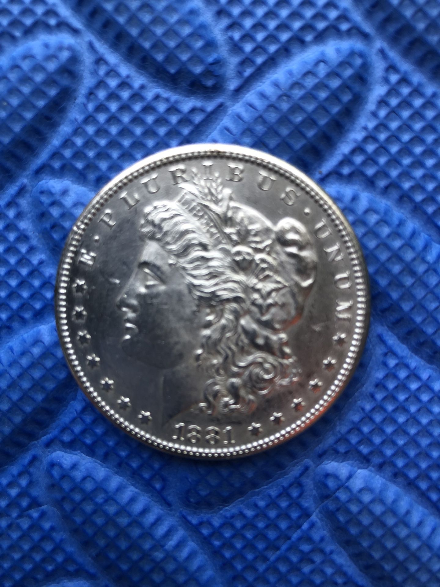 1881-S Morgan Silver Dollar (B)