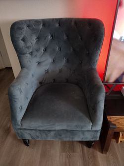 Dark blue granny chair