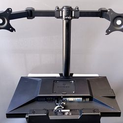 Dual Monitor Arm with Dell 24" Monitor
