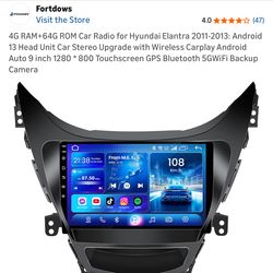 After market Android car stereo for Hyundai Elantra 2011-13
