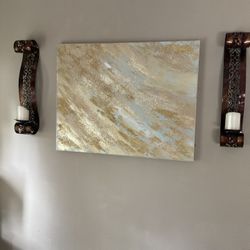 Printing And Scrolls With LED Candles 