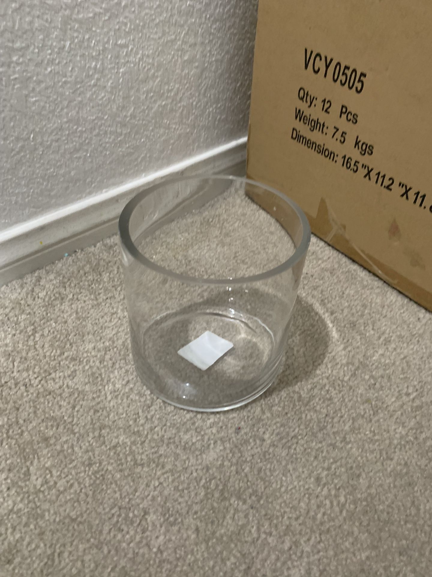 Cylinder Glass Vase**New**