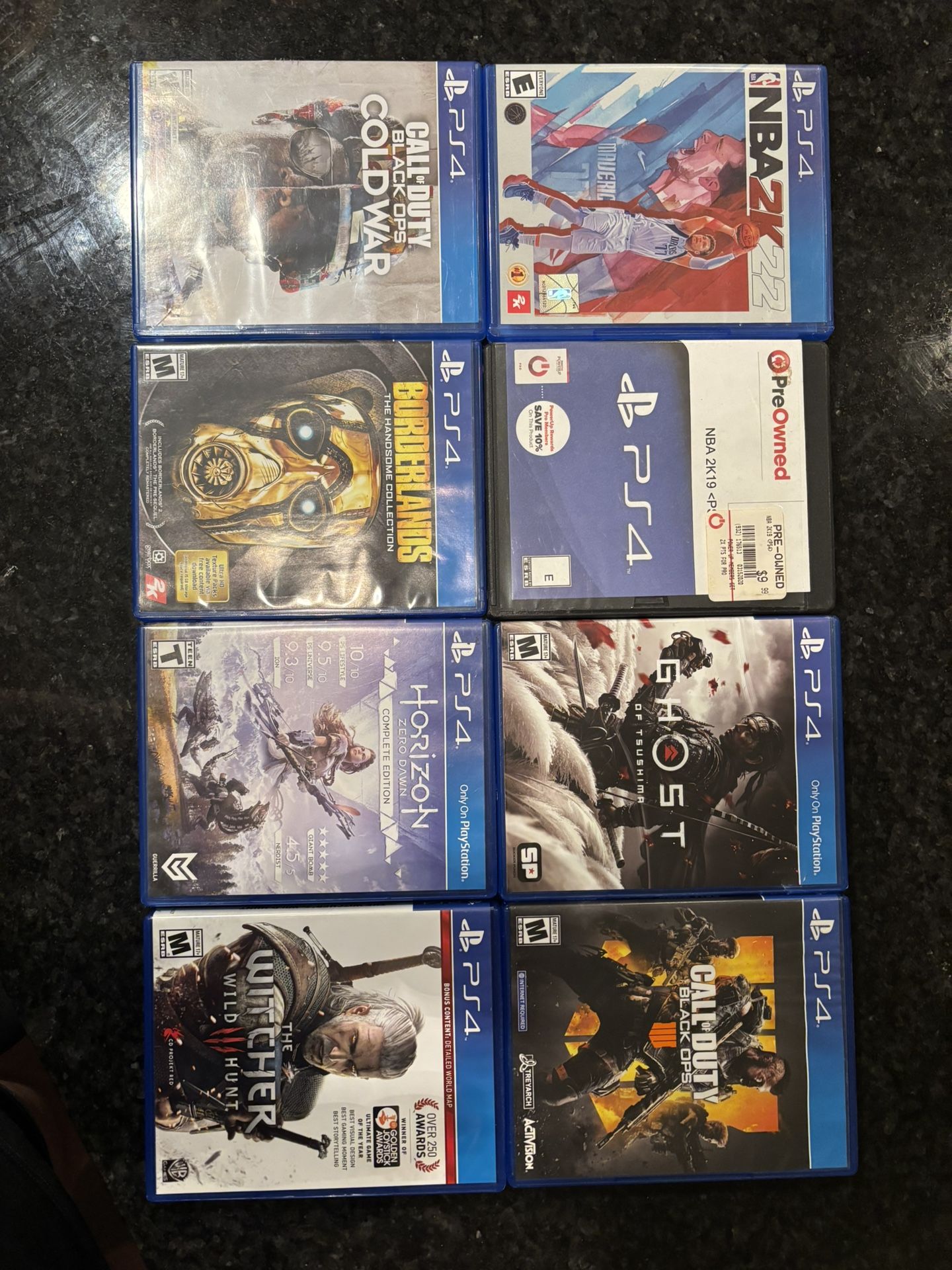 Various PS4 Games