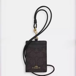 COACH ID LANDYARD  BROWN 