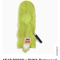 Puma x F1 x A$AP Rocky Distressed Knitted Balaclava RARE