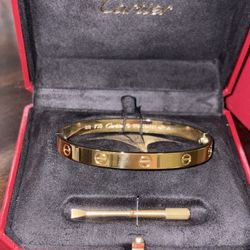 18 K Gold Bracelet And White Gold 