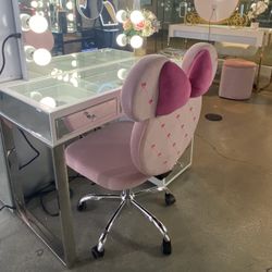 Minnie Mouse Swivel Vanity Chair | $228