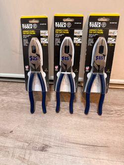 Klein Tools Lineman's Pliers Fish Tape Pulling 9"