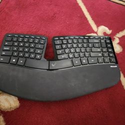 Microsoft Keyboard. Comes With Magnetic Attachment To Raise It