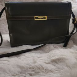 Ferragamo Brown Shoulder/Crossbody Bag