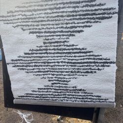 JONATHAN Y MOH408A-4 Elm Diamond Stripe Geometric Shag Indoor Area-Rug, Bohemian, Contemporary, Shags Easy-Cleaning,Bedroom,Kitchen,Living Room,Non Sh