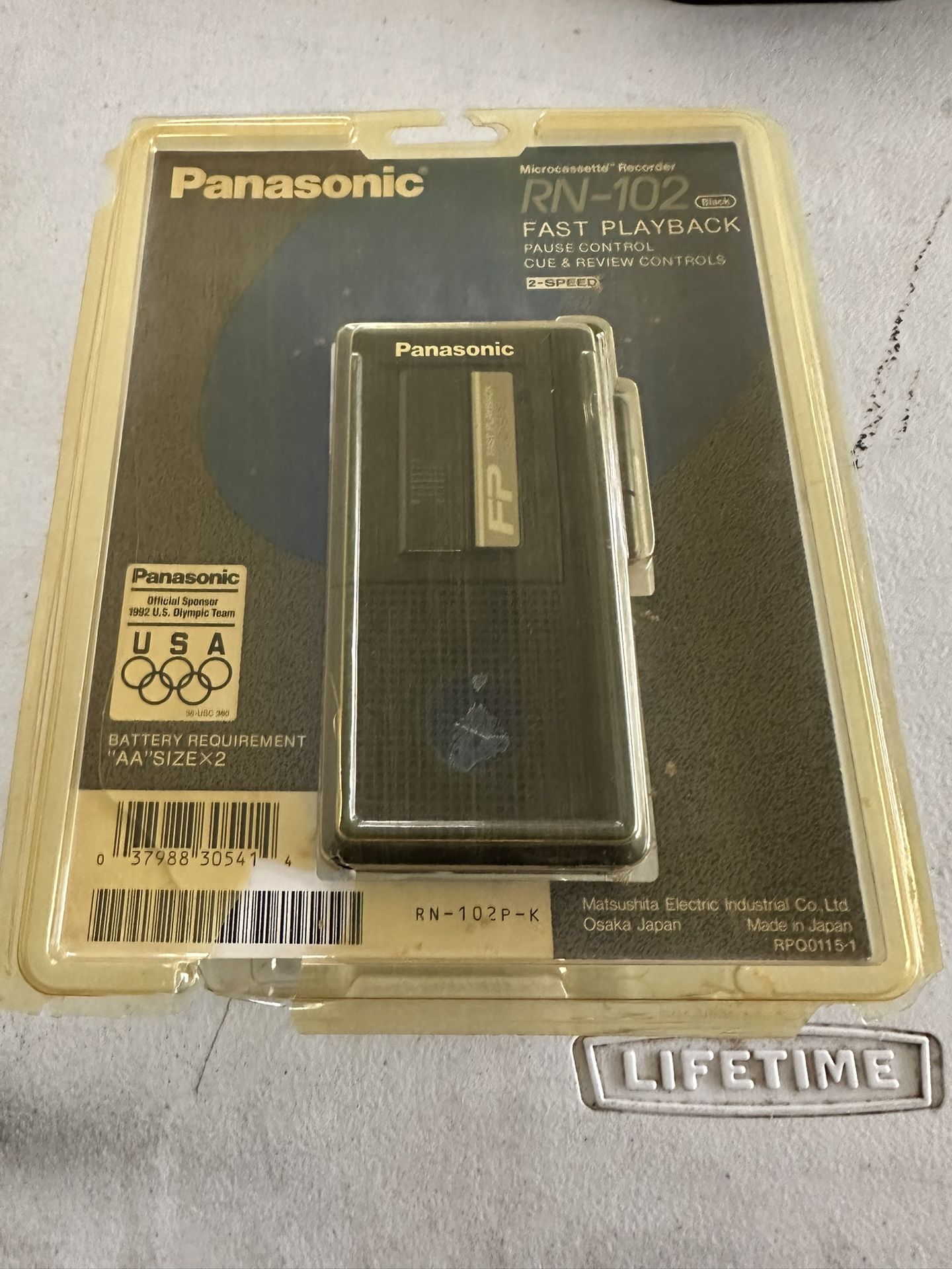 Panasonic RN-102 Microcassette Tape Player and Voice Recorder Made in Japan