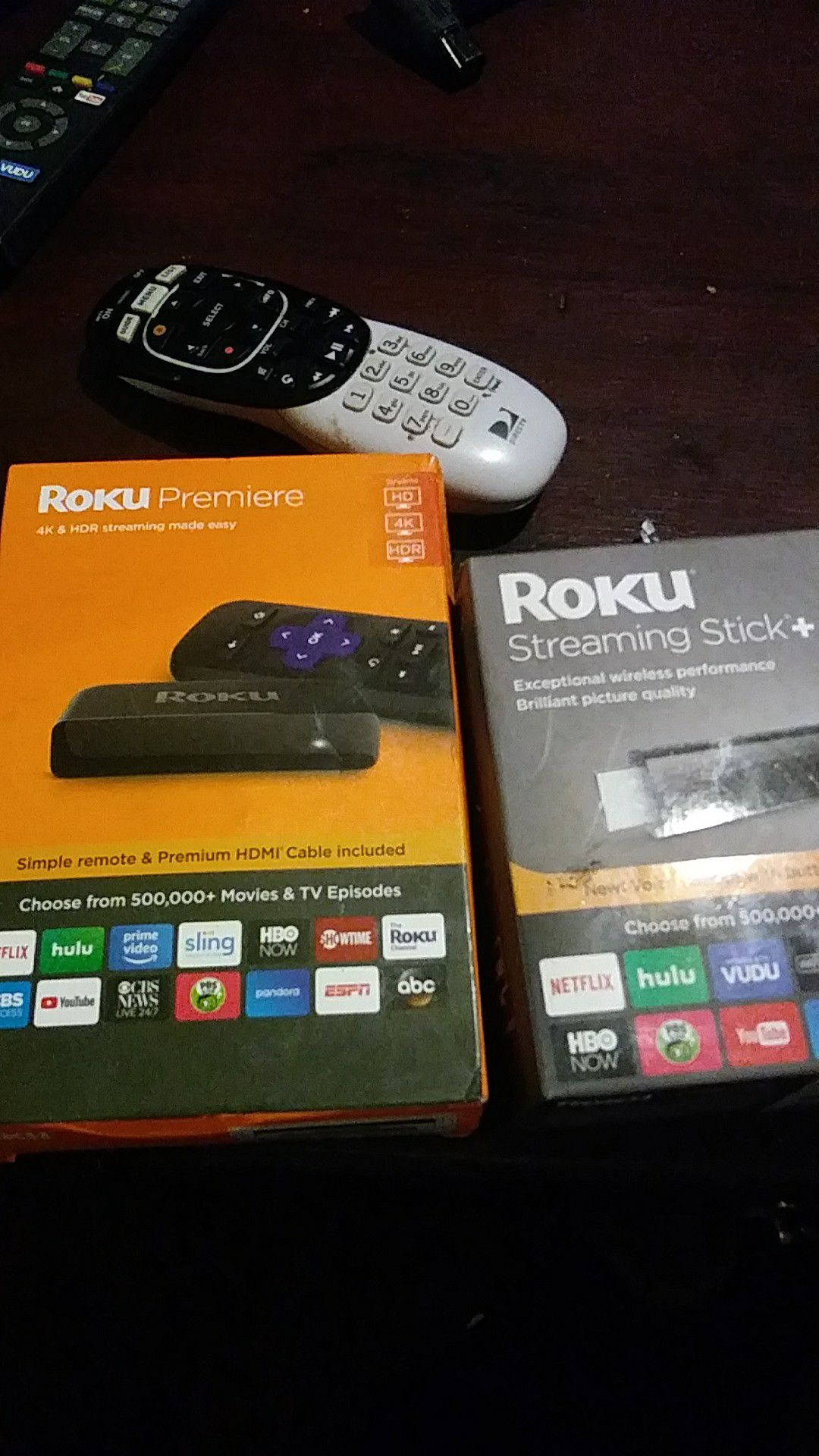Brand new never opend roku premiere and stick