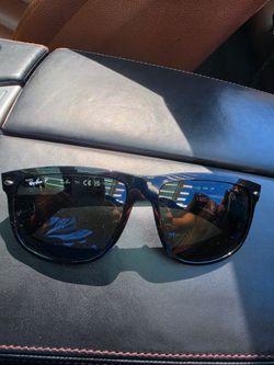 Ray-Ban Polarized Sunglasses Black Frame