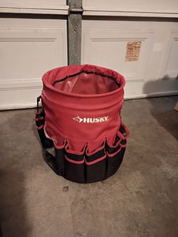 12 in. 30-Pocket Bucket Jockey 5 Gal. In-Bucket Storage Tool Bag