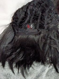 Black Lace Cap Wig
